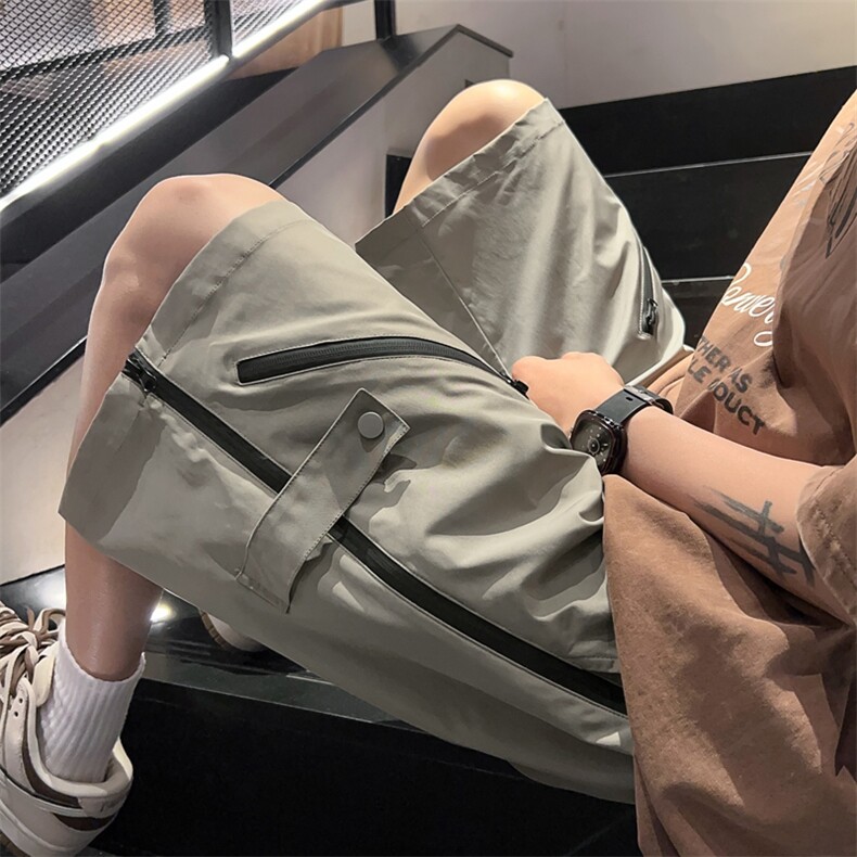 夏季新款工装短裤男潮牌ins休闲裤宽松大码中裤五分裤D0602-P46,男装牛仔裤,星座308B-2