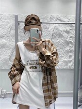 2022秋季新款时尚大方显瘦气质宽松百搭衬衫，女装衬衫，L·H·X