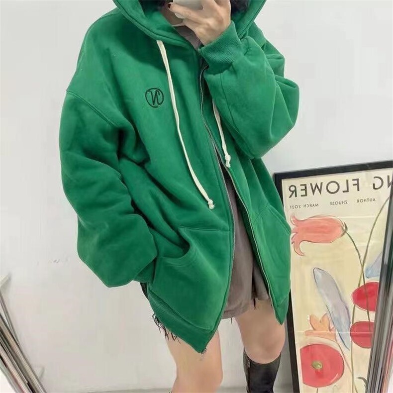 卫衣加绒开衫，女装卫衣/绒衫，寸汐