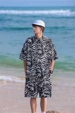 特P28无差价新款夏季时尚百搭衬衫-HC2201日系相机风，男装衬衫，电商A003