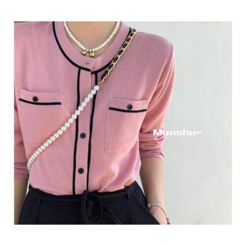 秋季新款，羊绒小开衫，其它，曼述