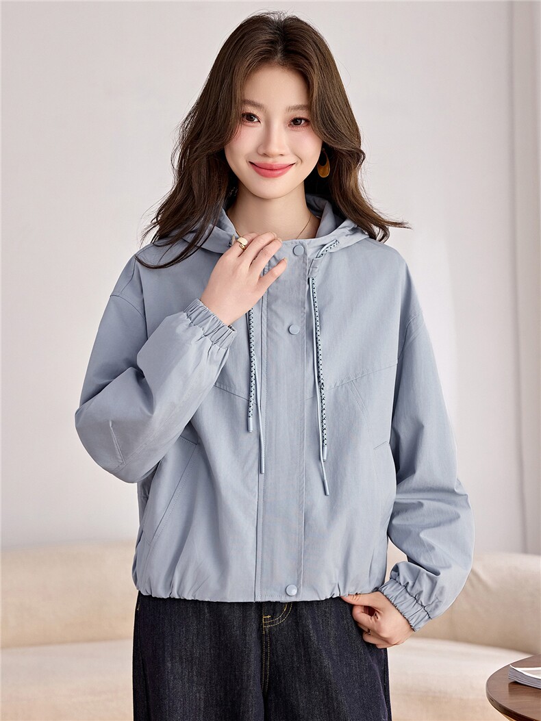 现货!!!2026年秋季新品时尚休闲宽松外套女夹克,女装短外套,以桐