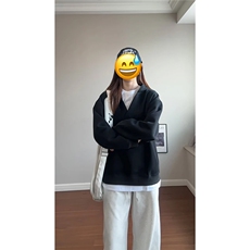 【网图】美式复古宽松假两件卫衣男女设计感长袖T恤潮TX227-特P39，男装T恤，电商C213(原B265)