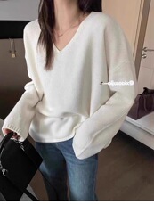 2024秋装新款简约时尚显瘦套头女士针织打底上衣潮，女装羊毛衫，思途羊绒
