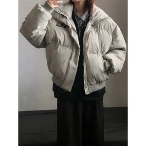 网图现货 扎染棉服美式短款面包服男冬季高街廓形棉衣外套 P108图片
