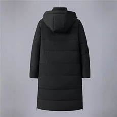 升级版校服定制团队服羽绒服情侣修身长款过膝羽绒服加厚外套P130，男装羽绒服，星座1210A