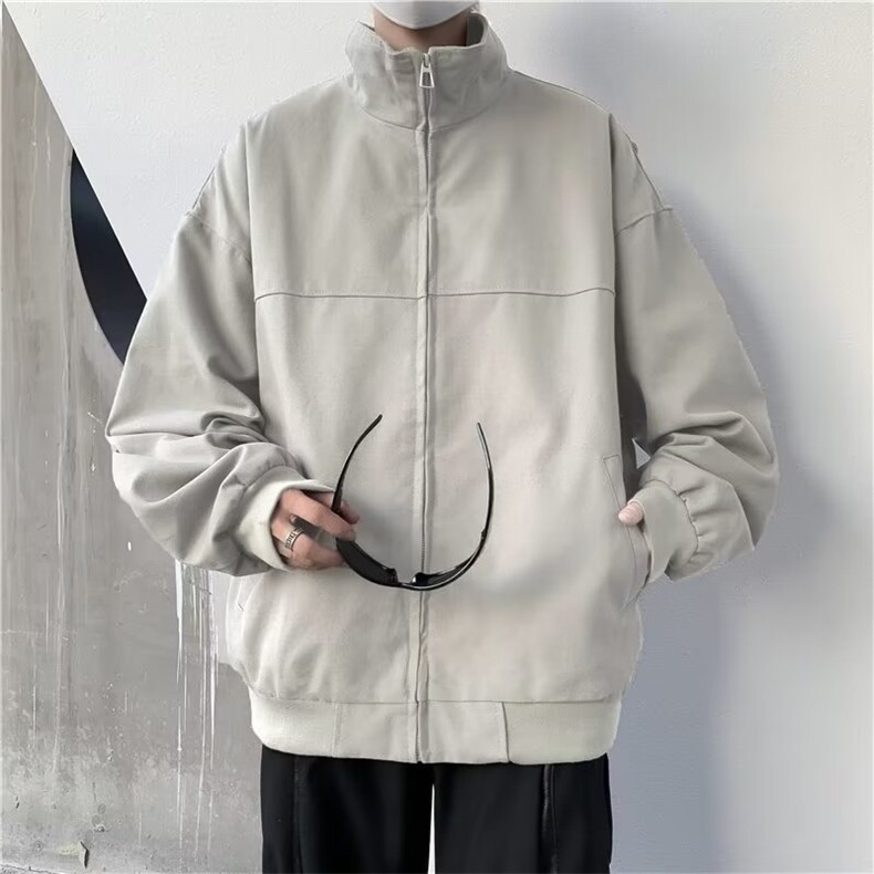 美式复古cleanfit工装外套高街痞帅潮牌棒球服飞行员夹克男春秋款,男装夹克,星座601-2