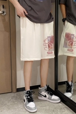 1港风休闲大码男短裤运动5分原宿潮流五分裤男士中裤DK769P25控38，男装牛仔裤，星座226-2