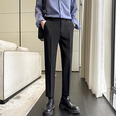 西裤男春夏新款韩版垂顺休闲九分裤K91-P45，男装西裤，星座214-5