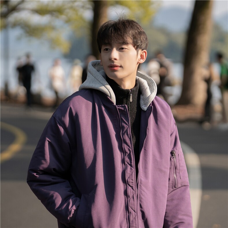 1506-1/MA2381/P36红色本命年棉衣宽松百搭休闲款式男女情侣潮牌,男装棉衣,星座1506-1