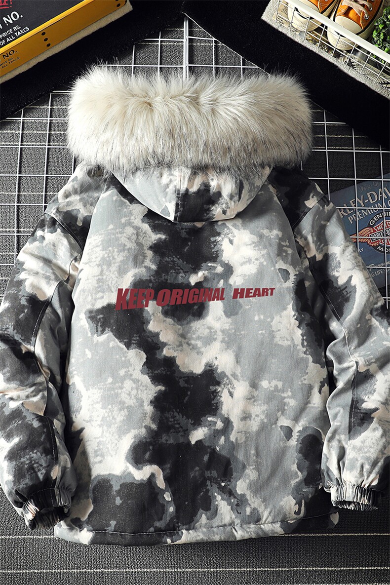 MC49071-P135日系潮衣男大码派克服男工装服外套袄,男装棉衣,电商A040A
