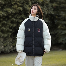 现货抖音得物可供视频三防加厚羽绒拼接棉衣外套面包棉服86618，男装棉衣，电商A486