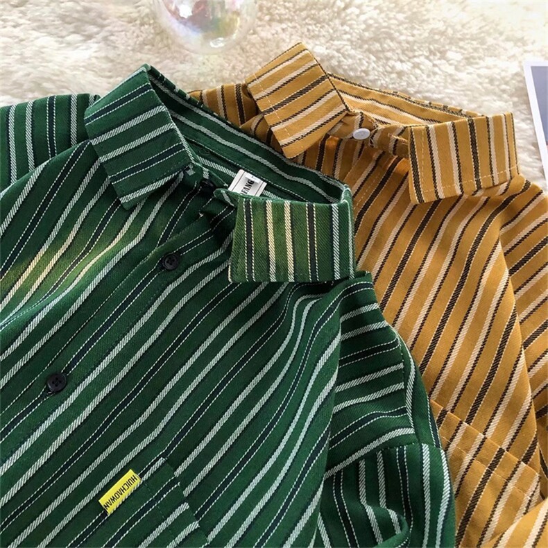 短袖衬衫男夏季潮流宽松衬衣ins潮牌港风休闲五分袖外套CS527-P35,男装衬衫,星座1008