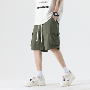 美式高街潮牌工装短裤潮流宽松休闲五分裤A161-DK726-P33图片