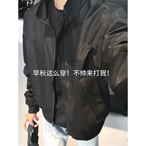 26春装新款美拉德立领飞行夹克boxy廓形休闲百搭外套上衣 JK6500图片