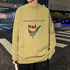！2023秋冬新款男士半高领毛衣百搭潮流长袖针织衫M608P45，男装针织衫/毛衣，电商B220