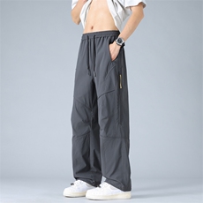 春夏美冲锋裤男户外机能风登山运动裤高街设计感休闲裤AK0251-P53，男装休闲裤，星座308B-2