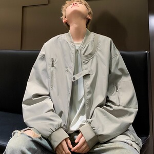 春秋季男士夹克宽松潮流休闲男装ins情侣款飞行服外套女HY679/P64