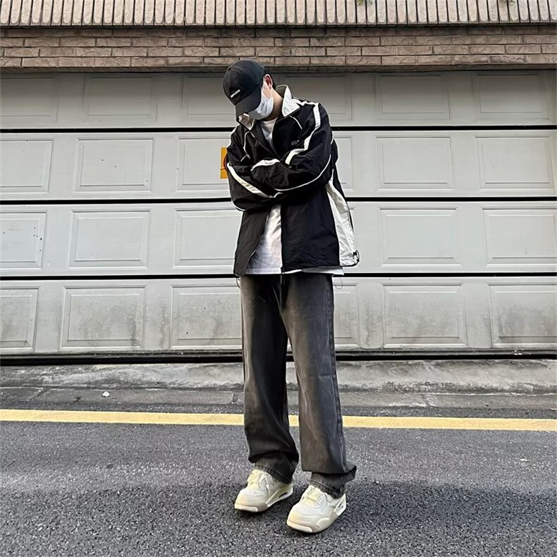 美式牛仔裤男款秋季长裤潮N20P43,男装牛仔裤,星座1116-2