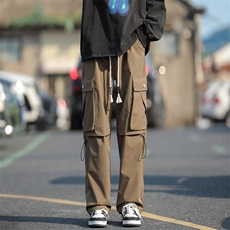 工装休闲裤男韩版潮流大口袋个性帅2025春季新款ins长裤K4714-P36，男装工装外套，星座412