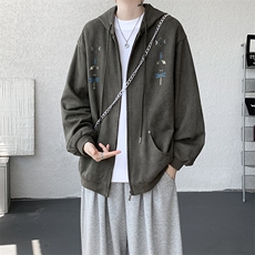 8XL-M特大码秋冬机能夹克外套冲锋衣百搭潮休闲宽松户外WY24P78，男装夹克，电商D206-1