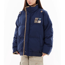 潮民族风棉服男女冬季情侣装刺绣棉衣外套面包服DT999P92，男装棉衣，星座1013-5