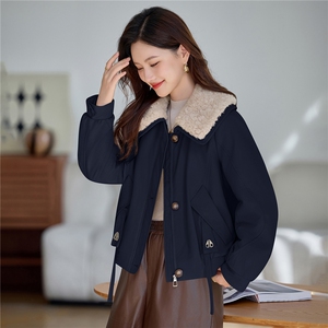 现货！2025冬季新款派克加绒加厚棉衣棉服女图片