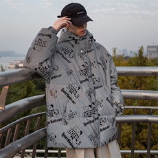 MY203东北大花加厚保暖防寒风汉服棉衣外套机车服棉袄男女潮，男装棉衣，星座115A(原星座507）