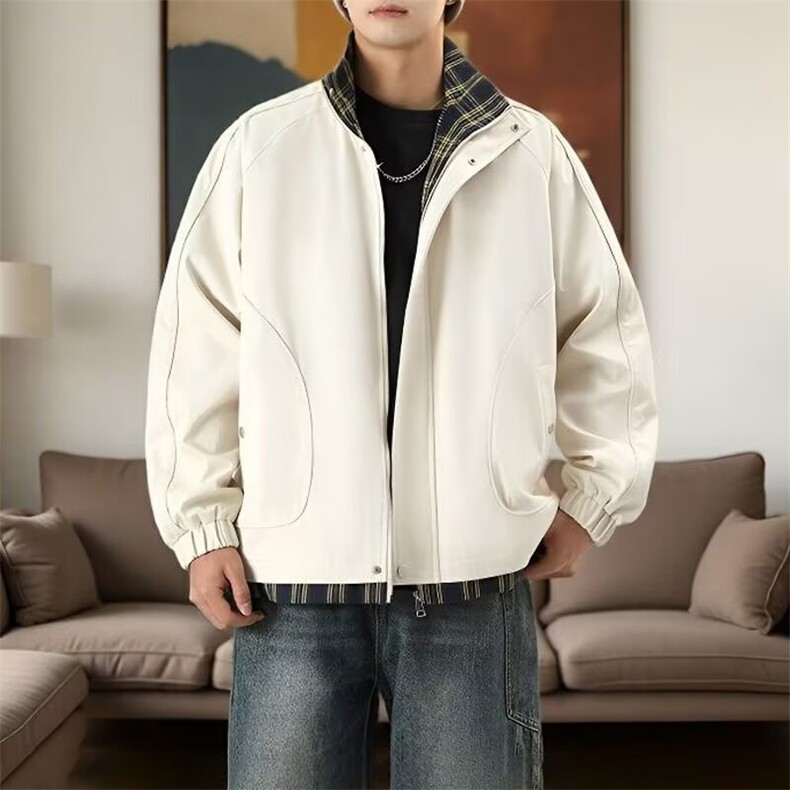 原宿潮流日系简约气质夹克流行时尚百搭ins文艺新款慵懒，男装夹克，星座506A