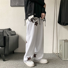 高街休闲裤男青春流行直筒运动裤潮休闲长裤K28P35，男装休闲裤，星座1116-2
