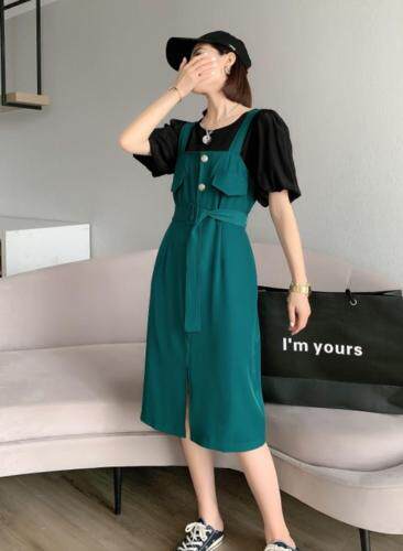 两件套连衣裙，女装连衣裙，觅 愉