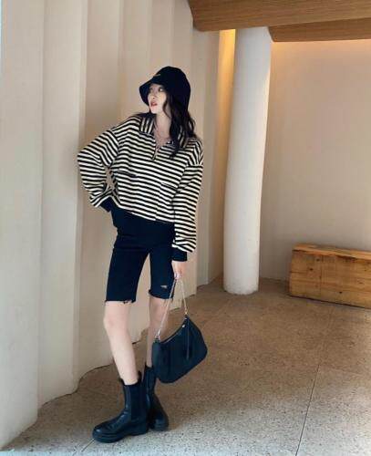 香丽迪秋装新款条纹针织上衣，其它，香丽迪1