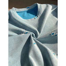 美式破洞短袖T恤男夏季潮牌半袖衣服宽松重磅体恤衫T3650-特价P33，男装T恤，电商A007