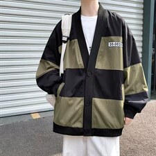 潮流夹克潮男休闲时尚外套单排扣棒球领A3P55，男装夹克，星座1116-2