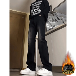牛仔裤男直筒新款美式高街长裤513ACK2588加绒P47常规款P40图片