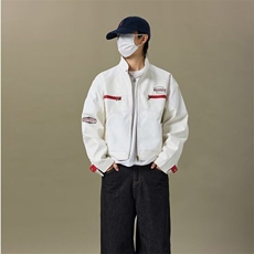 W9417-P70网图现货美式pu皮外套潮牌欧美机车服夹克高级感皮衣，男装夹克，星座1608-2