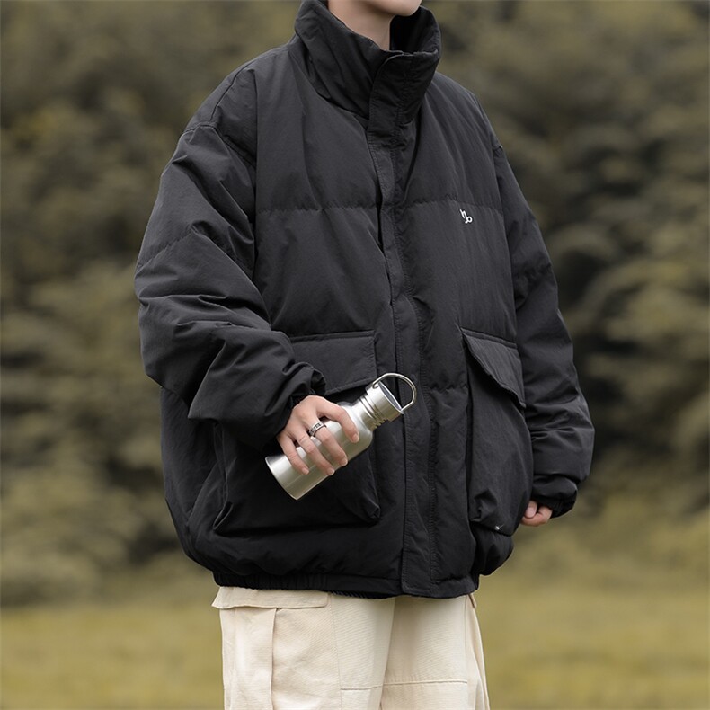 棉服男立领宽松面包服女日系新款外套潮M026-P88,男装棉衣,星座308B-2