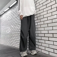 工装裤女春秋高腰阔腿休闲宽松显瘦军绿色速干显瘦运动裤KB13，男装休闲裤，星座1116A-1（原606A）