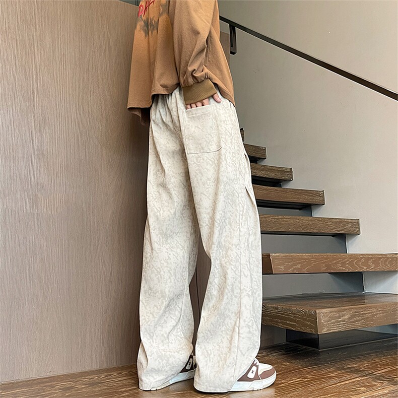 YK86103-P35聚酯纤维美式复古扎染卫裤男秋季,男装休闲裤,电商A086-1