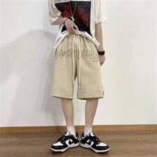 男夏季潮流时尚休闲刺绣字母短裤K6002P30，男装休闲裤，星座1116-2