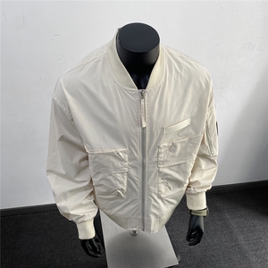 港风   秋冬棒球服夹克大口袋痞帅百搭情侣外套 J582573  TP85图片