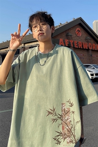 量大优 供视频 230g重磅纯棉短袖T恤男 NT206-特P 19  控38图片