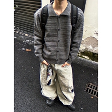 百搭气质流行文艺开衫毛衣时尚新款潮流简约ins原宿SWA343，男装针织衫/毛衣，星座516A