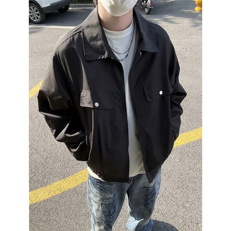 模特-美式复古百搭工装飞行夹克男9012-P78,男装夹克,电商B380（原B361）