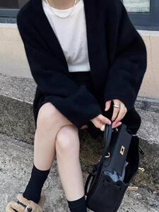 开衫女2024年秋季新款慵懒风外穿中长款外套图片