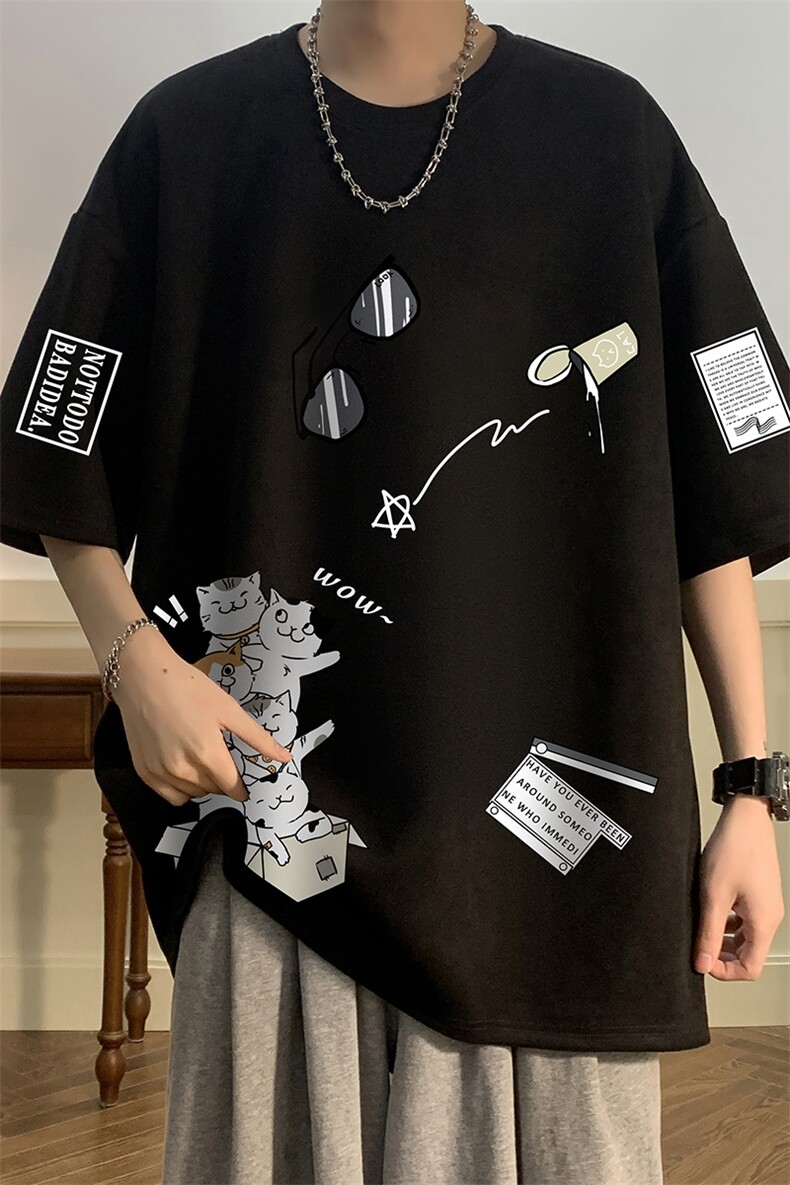 麂皮绒短袖t恤男大码半袖男JD82115-P25,男装T恤,电商A040