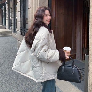 新款 主推菱形格50绒羽绒服2678-P255-K378图片