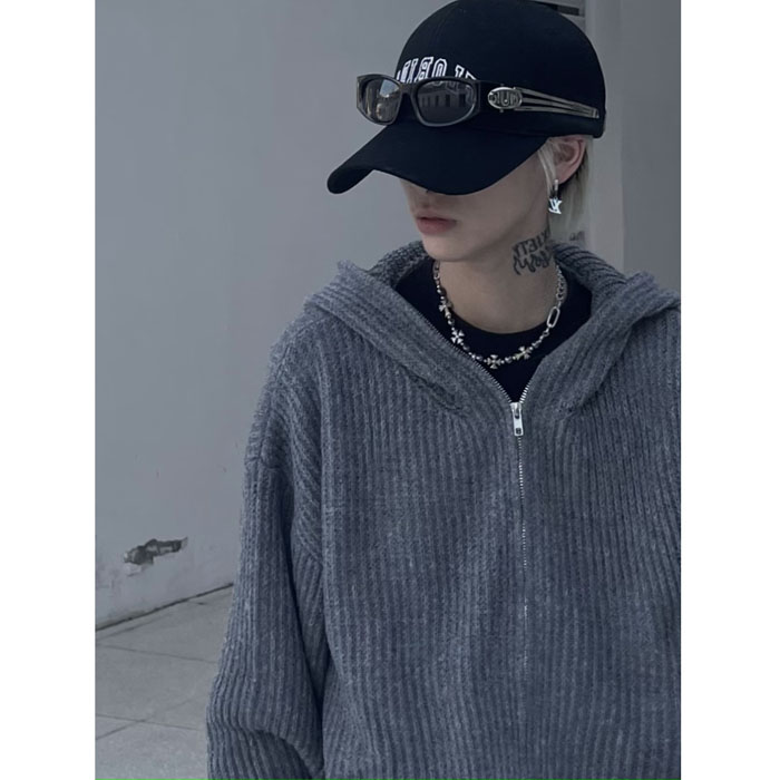 (盗图必投)新款立领针织开衫百搭毛衣MY566-P57,男装针织衫/毛衣,星座1109-4