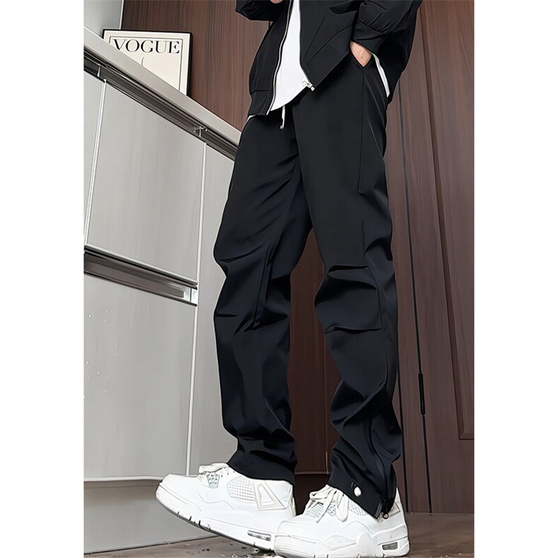 K9088/特P35春装新款防水冲锋裤运动登山裤潮高街直筒裤休闲裤子，男装休闲裤，电商A141