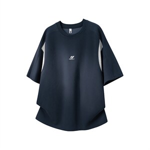 2026美式重磅冰感拼接T桖春夏DX2624-特P28控59，男装T恤，电商B208